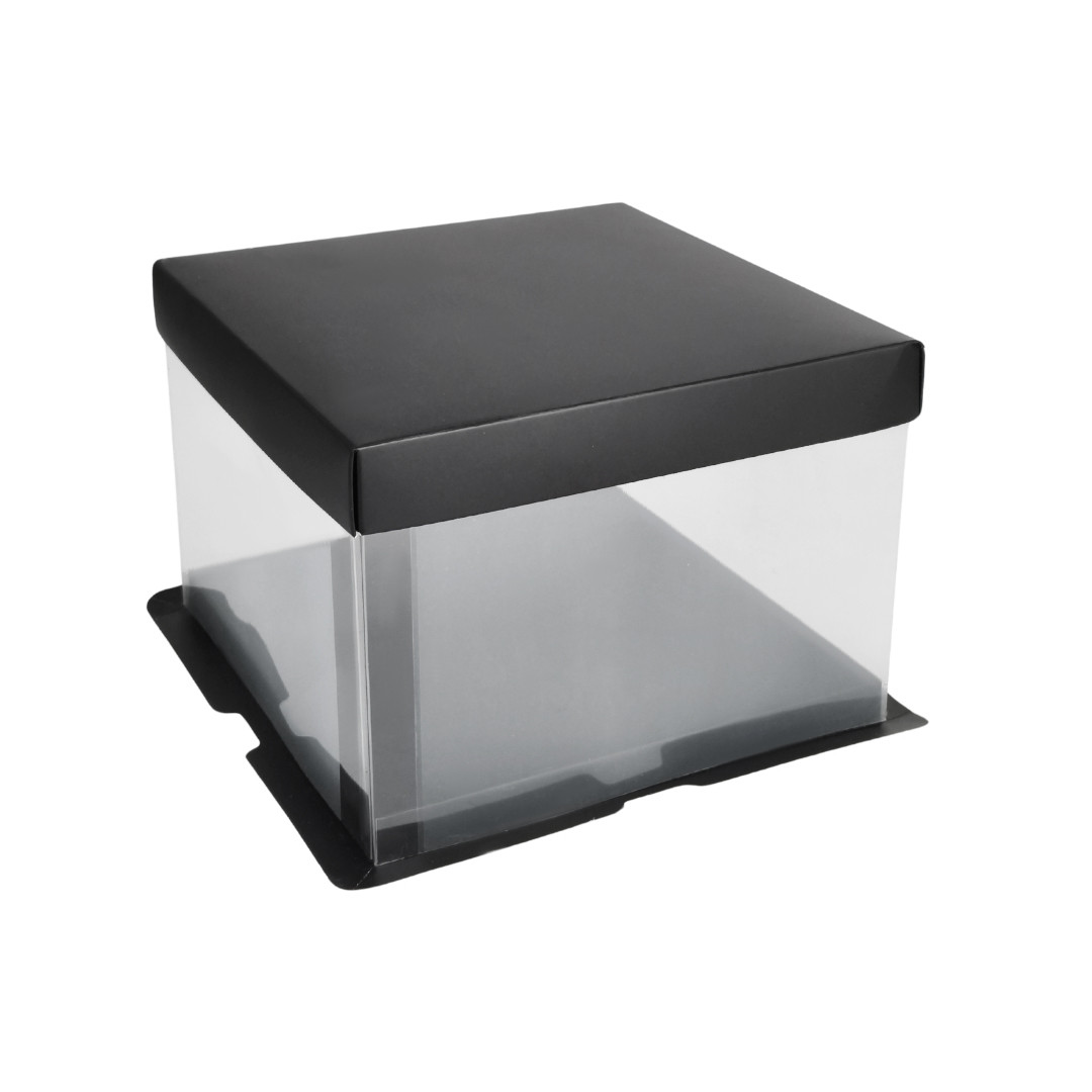 Cake Box Square Black 4 X 17.2 X 12.5 Centimetre - Image 2